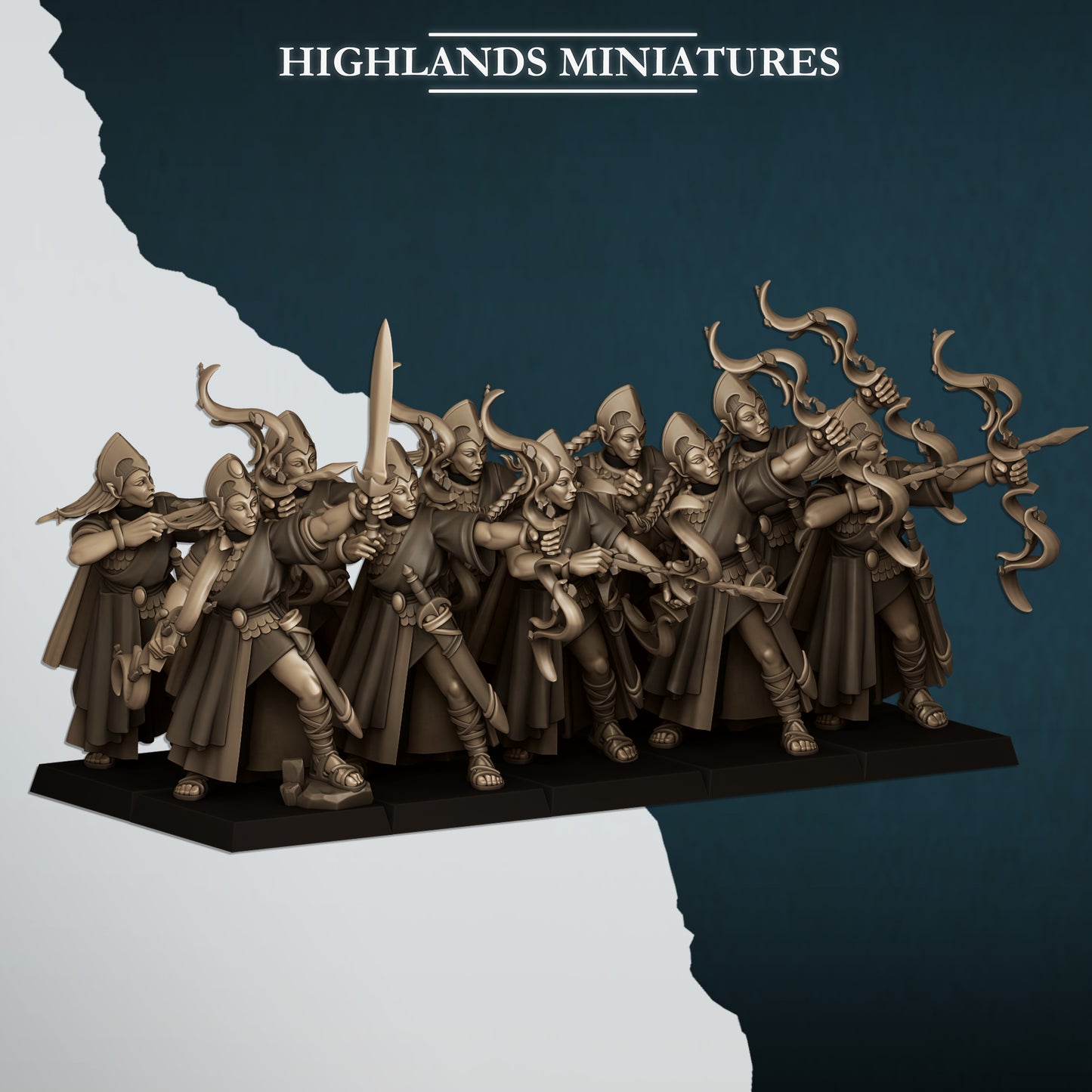 Aegean Maids | Aegean Elves | Highlands Miniatures