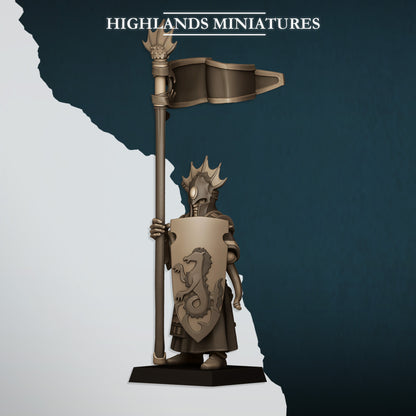 Aegean Elves Sea Guard Command Group | Highlands Miniatures
