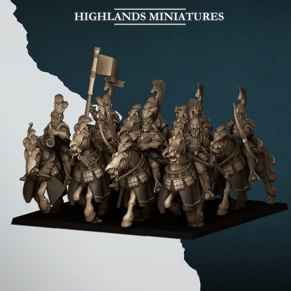 Aegean Elves Sea Hippeis | Highlands Miniatures