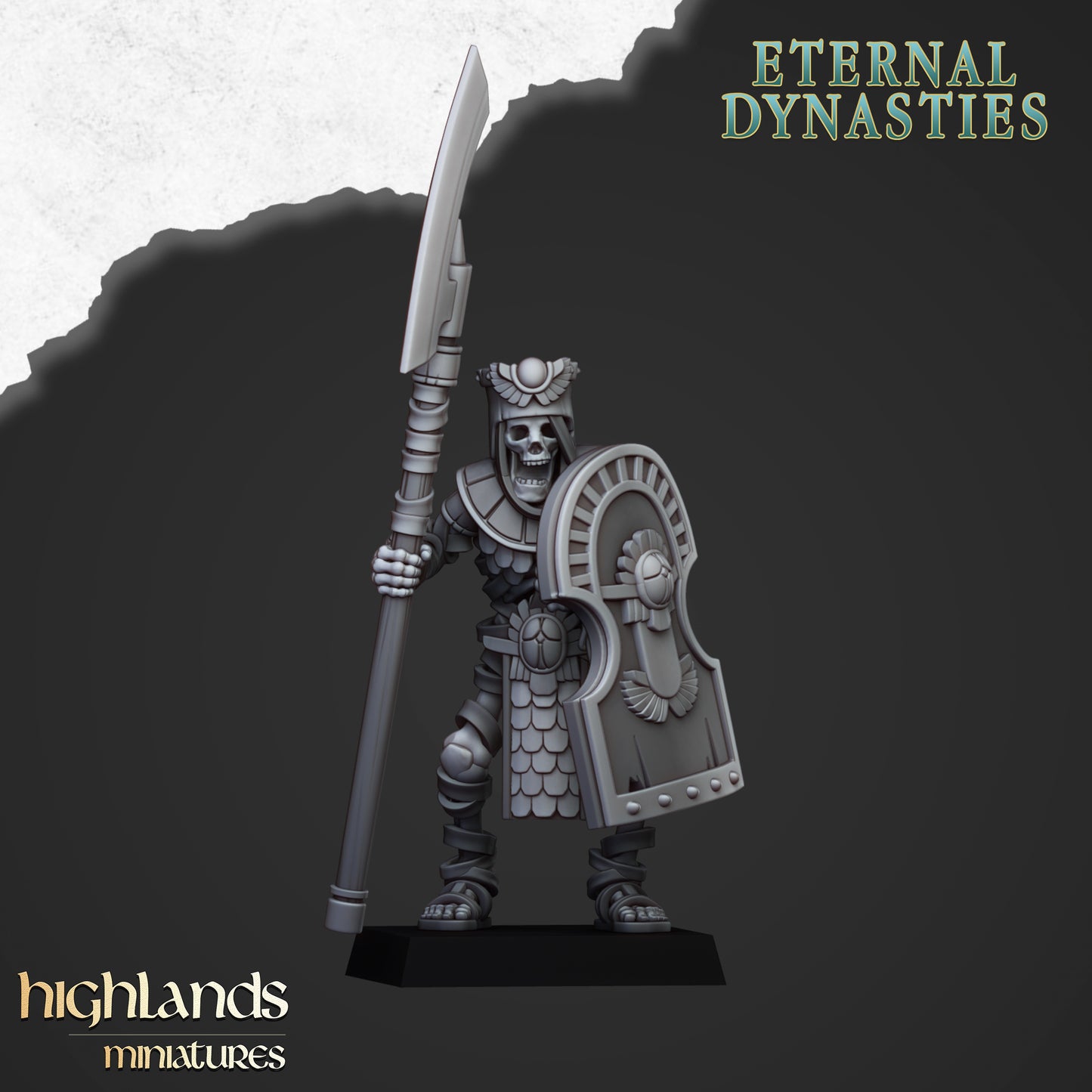 Ancient Guard with Halberds | Eternal Dynasties | Highlands Miniatures