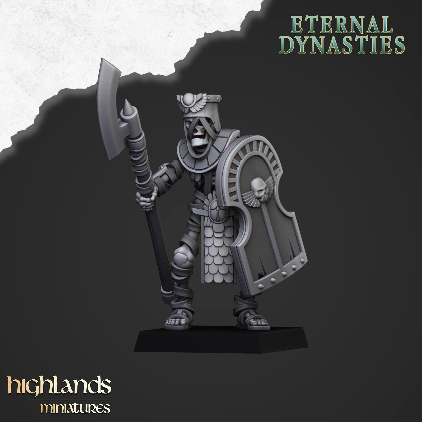 Ancient Guard with Halberds | Eternal Dynasties | Highlands Miniatures