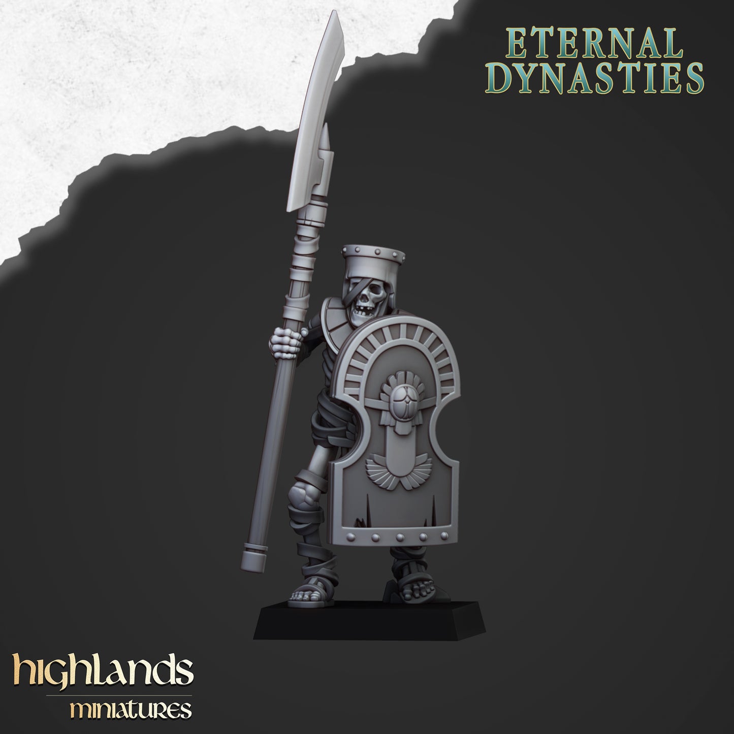 Ancient Guard with Halberds | Eternal Dynasties | Highlands Miniatures