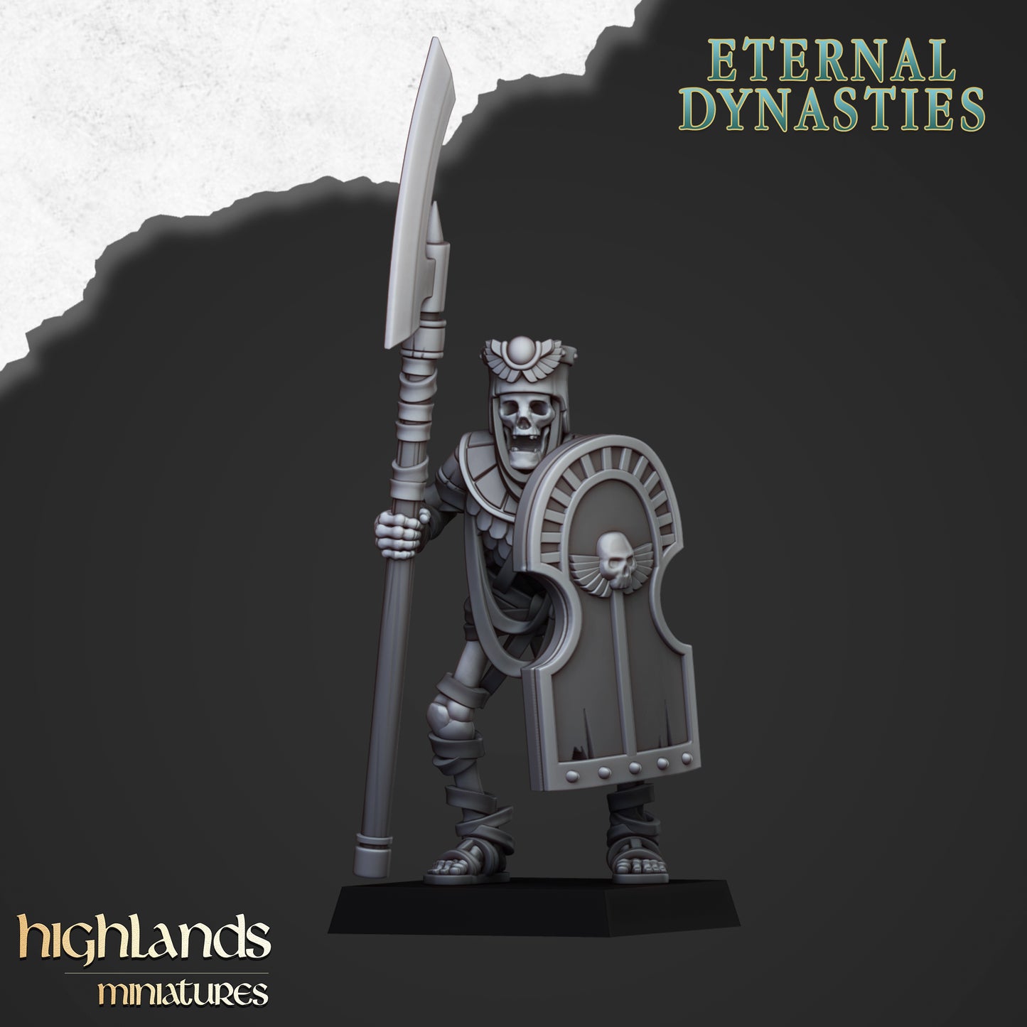 Ancient Guard with Halberds | Eternal Dynasties | Highlands Miniatures