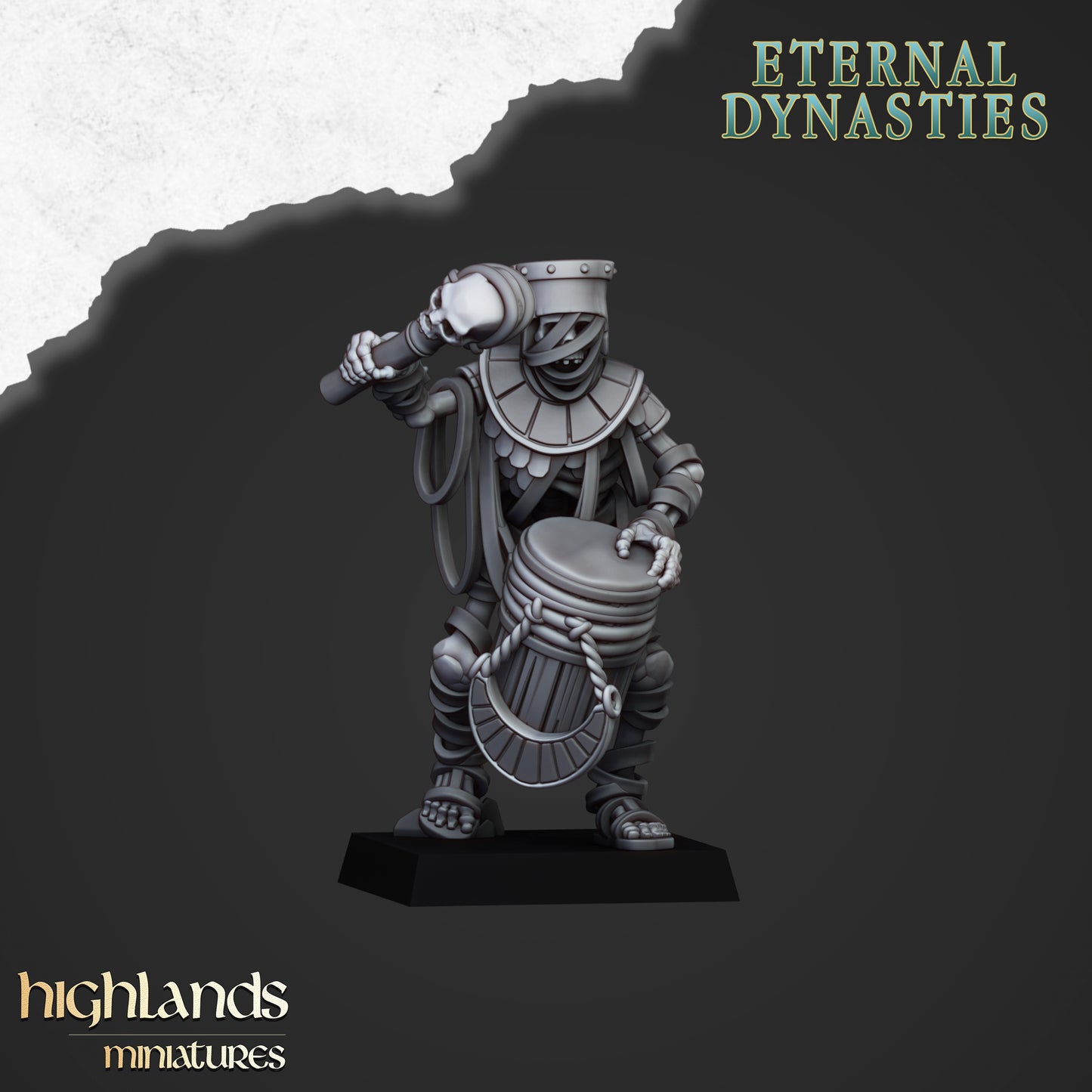 Ancient Guard Command Group | Eternal Dynasties | Highlands Miniatures