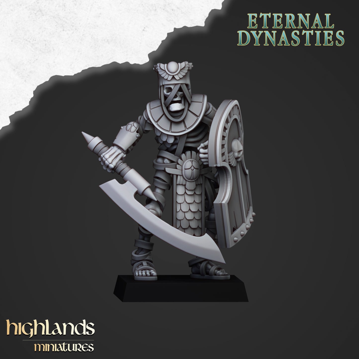 Ancient Guard with Swords | Eternal Dynasties | Highlands Miniatures