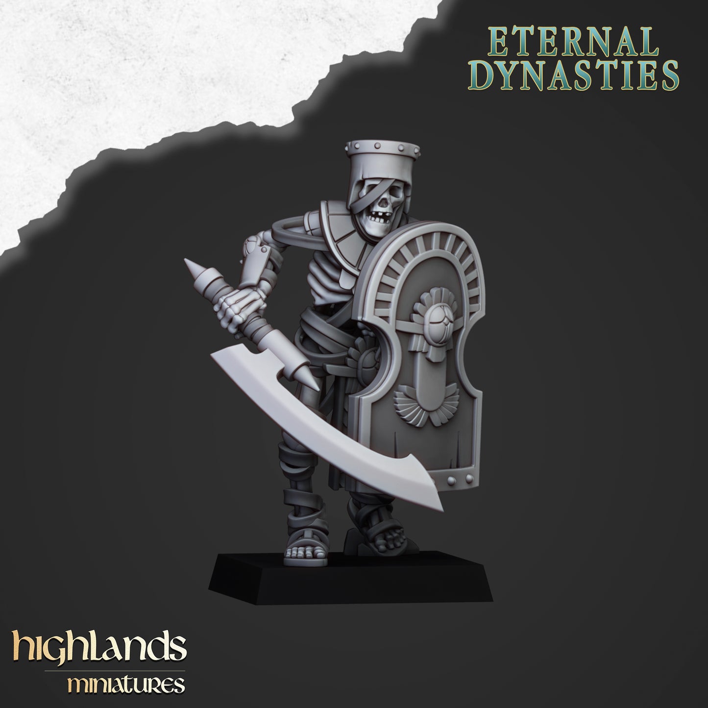 Ancient Guard with Swords | Eternal Dynasties | Highlands Miniatures