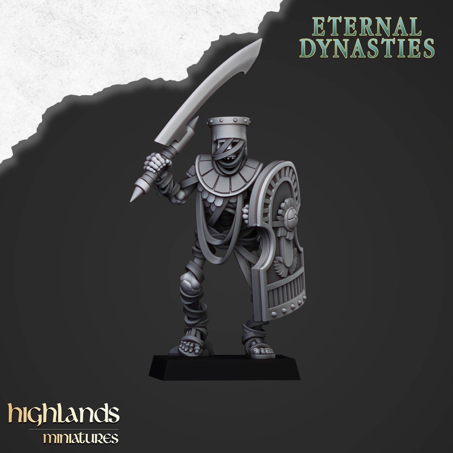 Ancient Guard with Swords | Eternal Dynasties | Highlands Miniatures