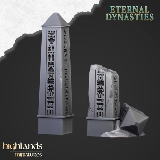 Ancient Obelisk | Unit Fillers and Terrain | Eternal Dynasties | Highlands Miniatures