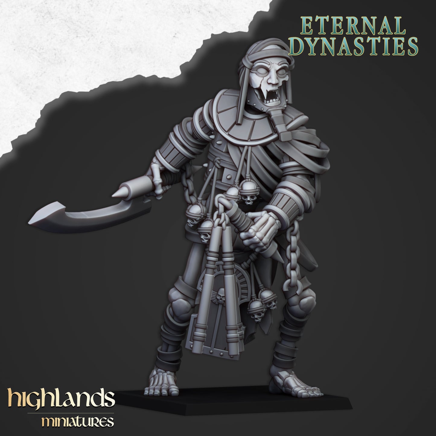 Ancient Skeletal Colossus | Eternal Dynasties | Highlands Miniatures