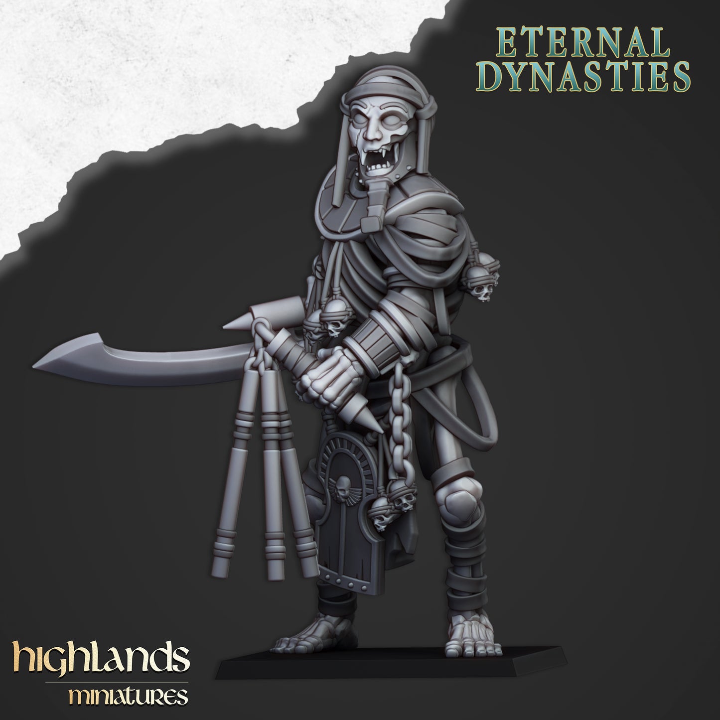 Ancient Skeletal Colossus | Eternal Dynasties | Highlands Miniatures