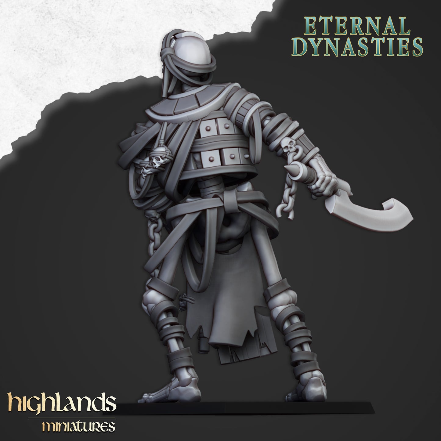 Ancient Skeletal Colossus | Eternal Dynasties | Highlands Miniatures