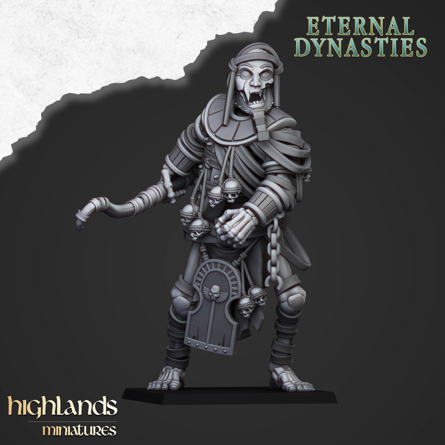 Ancient Skeletal Colossus | Eternal Dynasties | Highlands Miniatures