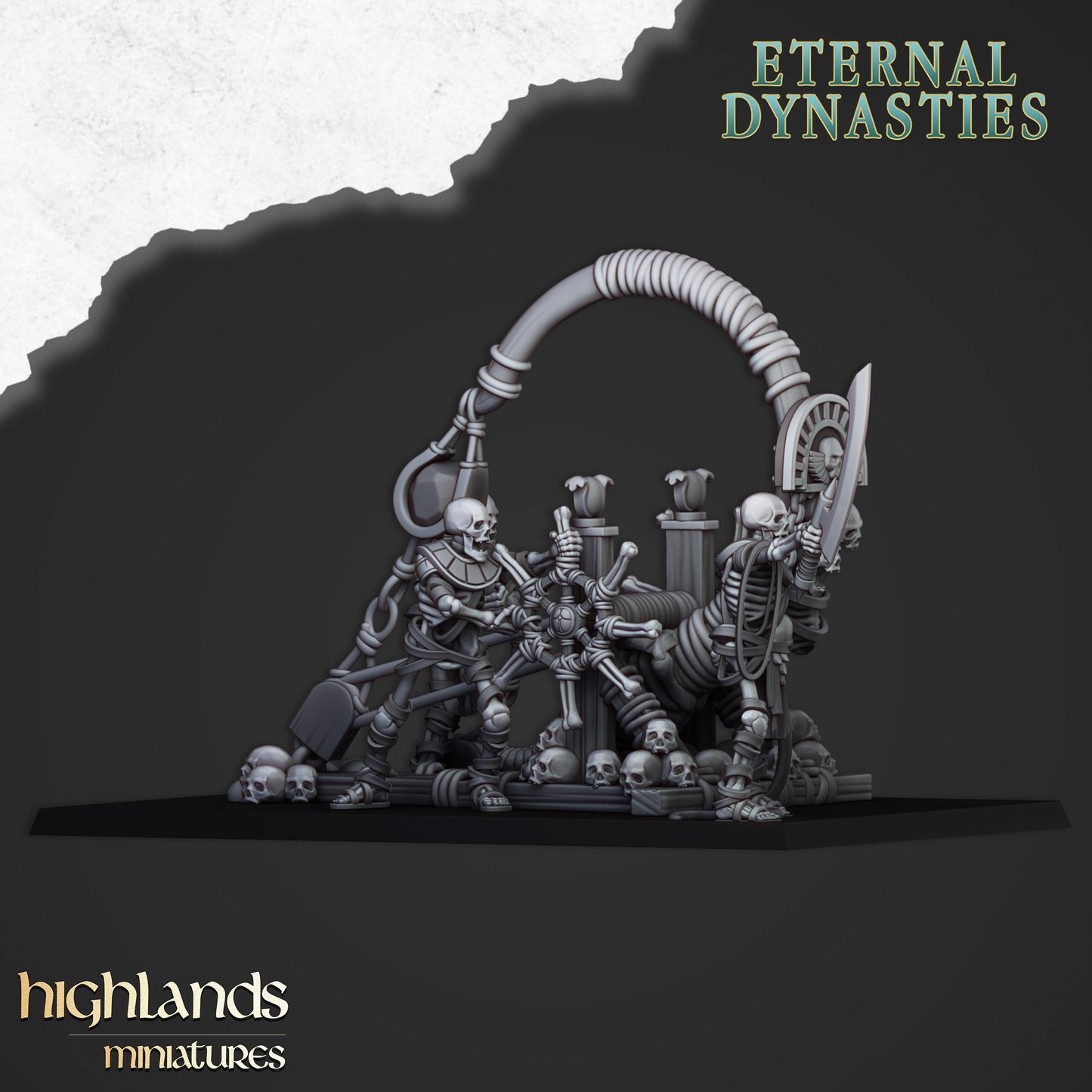 Ancient Stonethrower | Eternal Dynasties | Highlands Miniatures