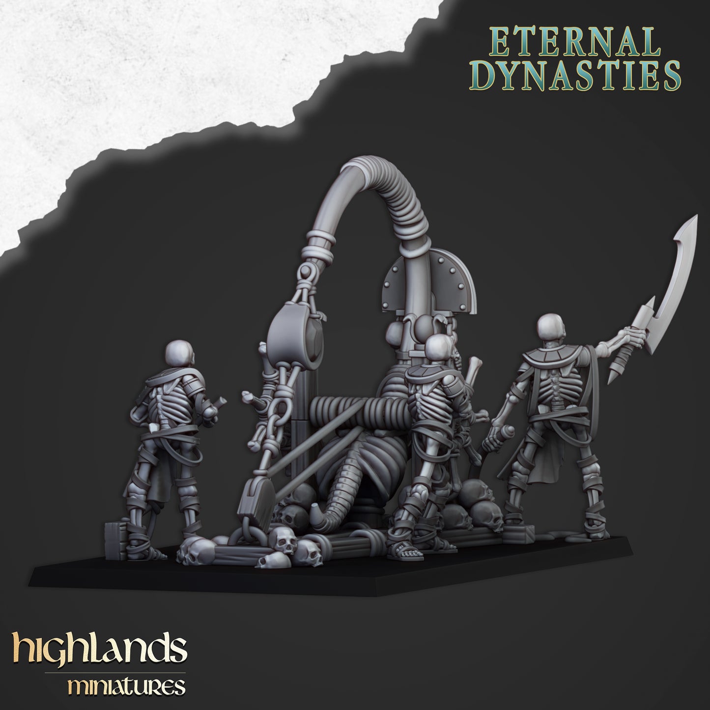 Ancient Stonethrower | Eternal Dynasties | Highlands Miniatures