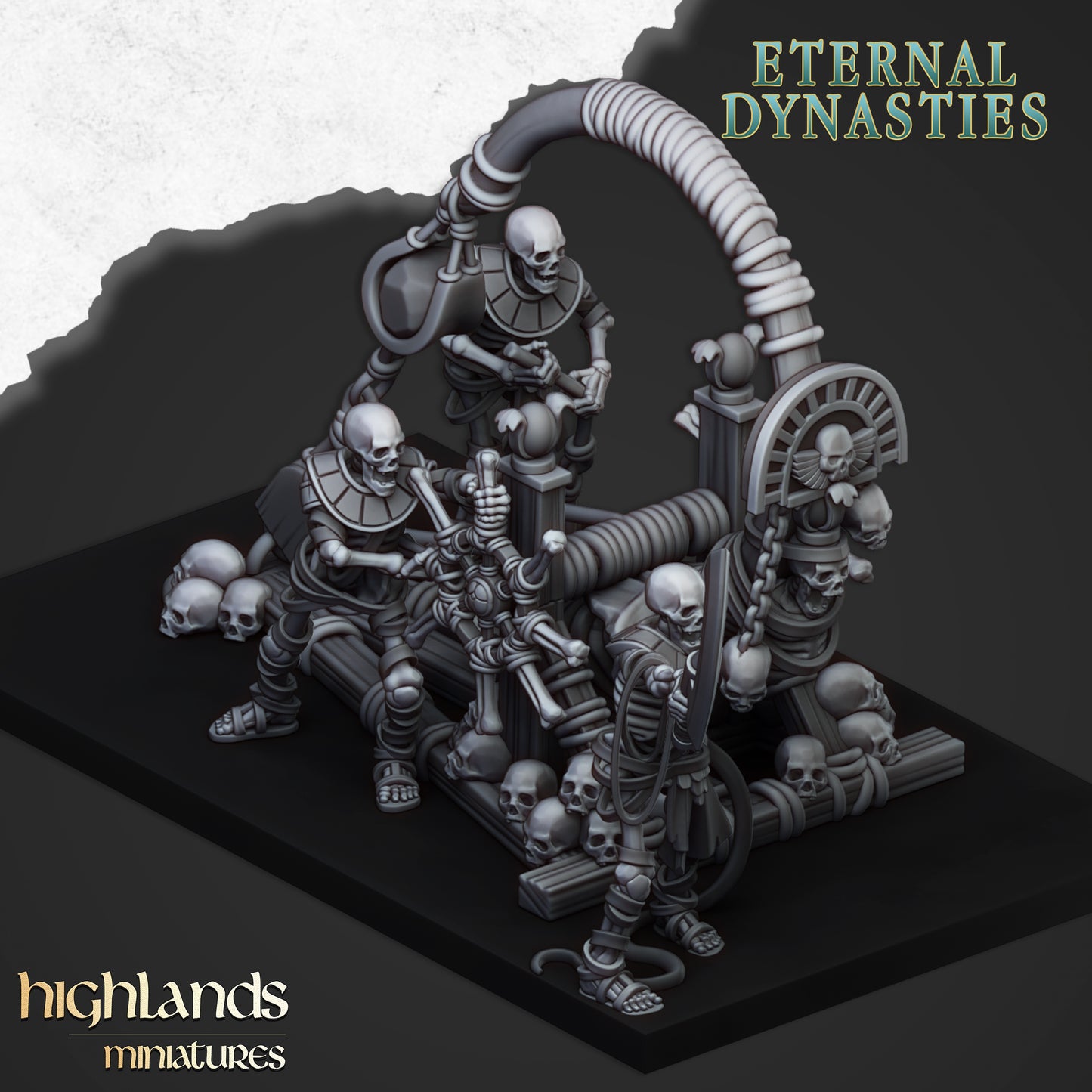 Ancient Stonethrower | Eternal Dynasties | Highlands Miniatures