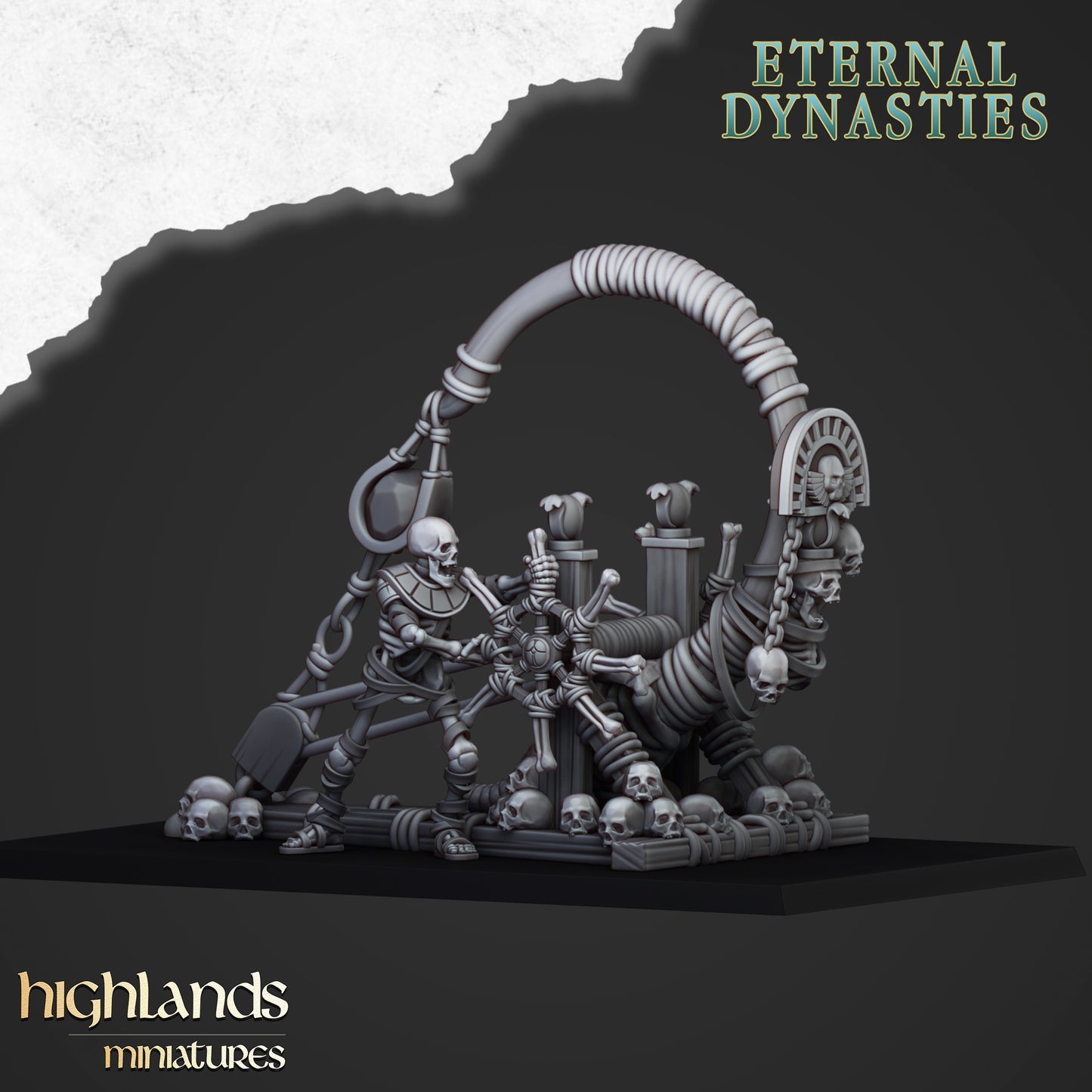 Ancient Stonethrower | Eternal Dynasties | Highlands Miniatures