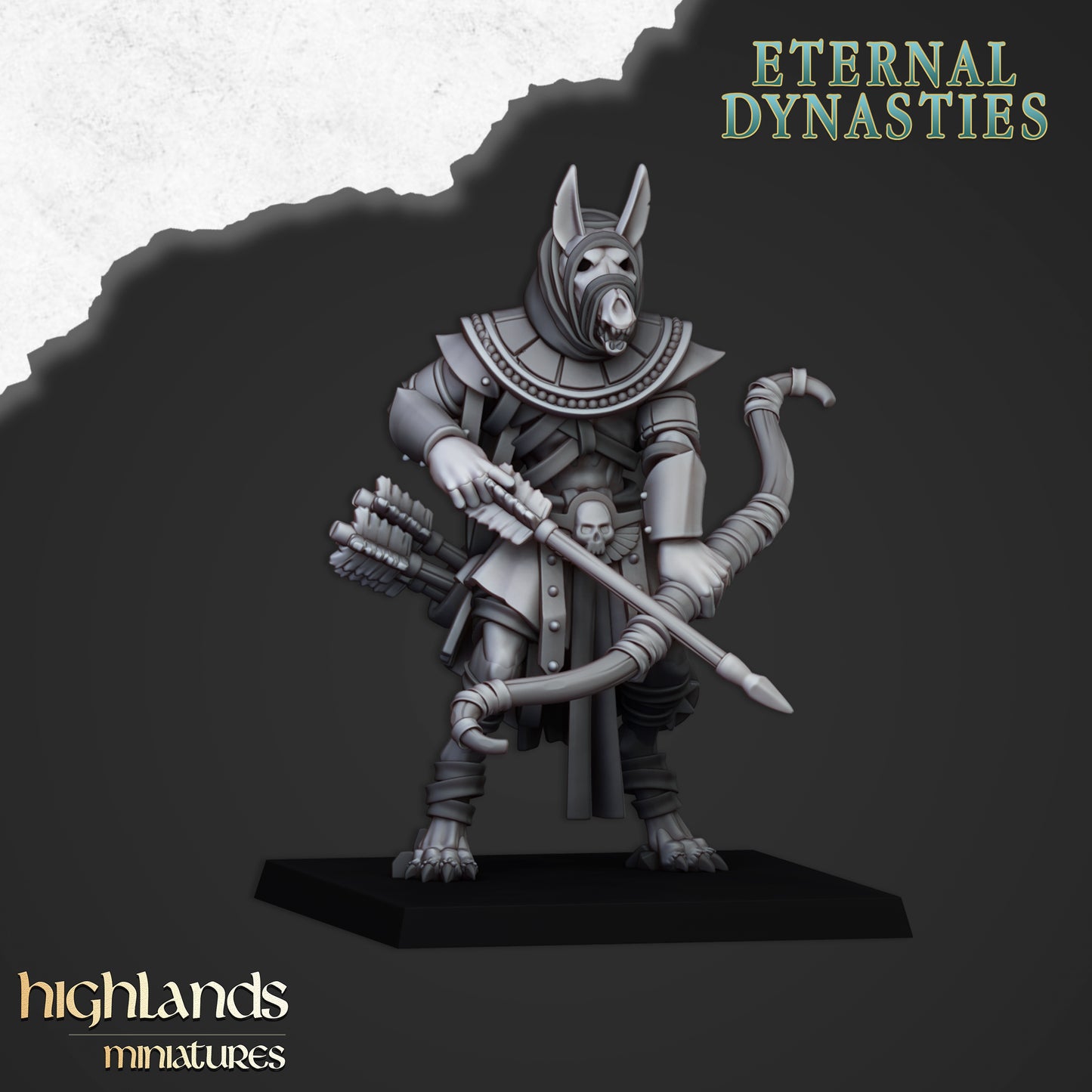 Anubis Guard with Bows | Eternal Dynasties | Highlands Miniatures