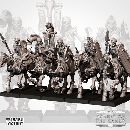 Skeletal Heavy Cavalry | Txarli Factory | Armies of the Sands