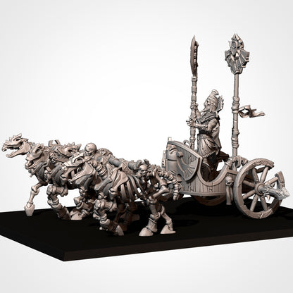 The Big King on Chariot | Txarli Factory | Armies of the Sands