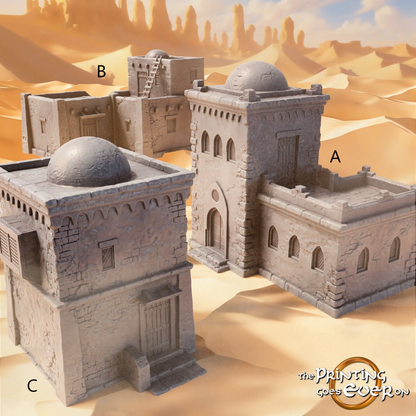 Adobe Houses Set | Sands of the East | The Printing Goes Ever On | MESBG