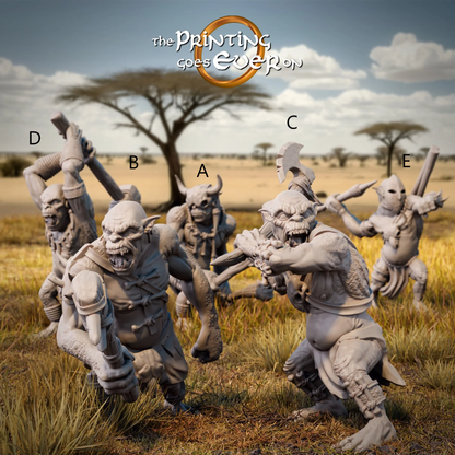 Tribal Half-Trolls | Tribal Realms | MESBG | The Printing Goes Ever On