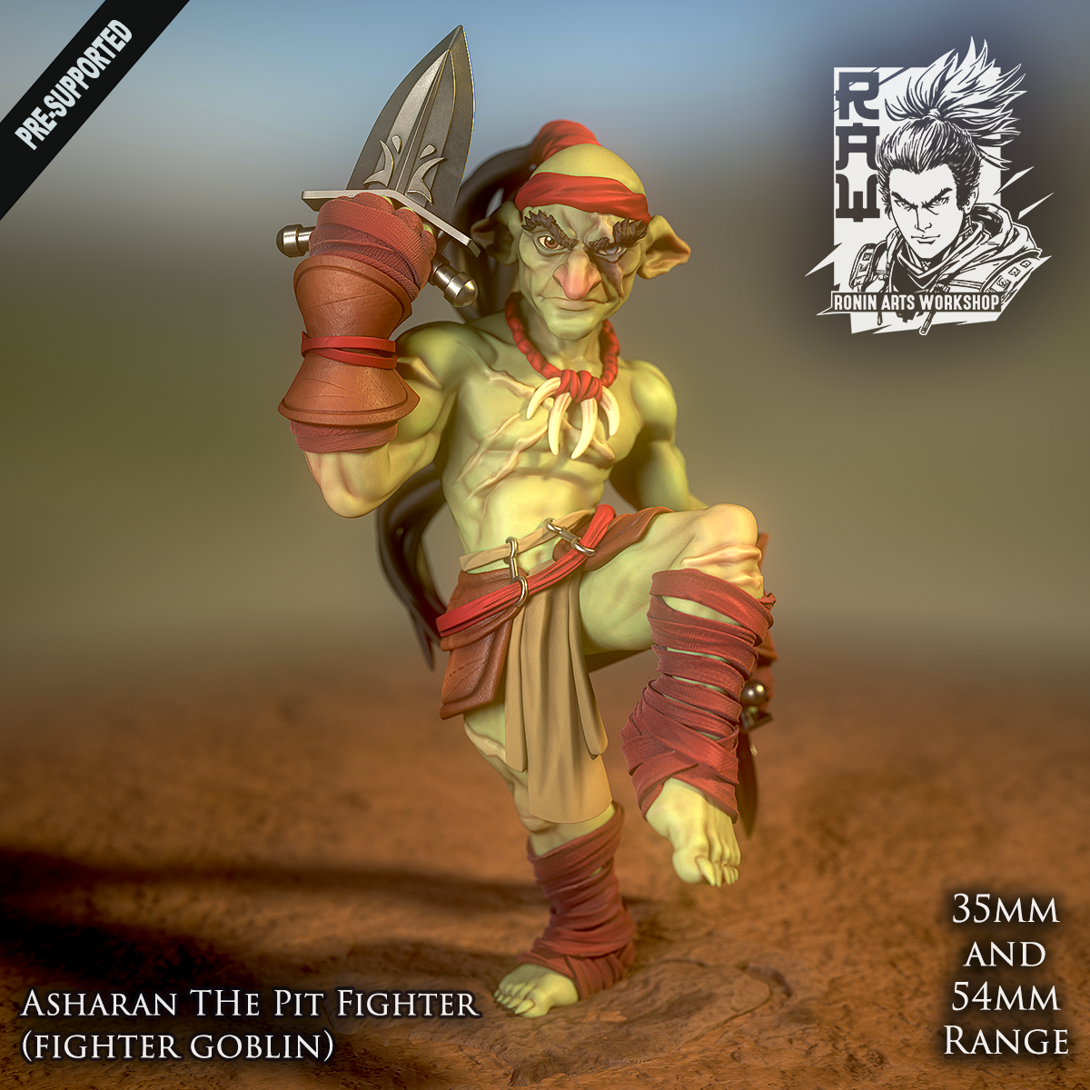 Asharan - Goblin Pit Fighter