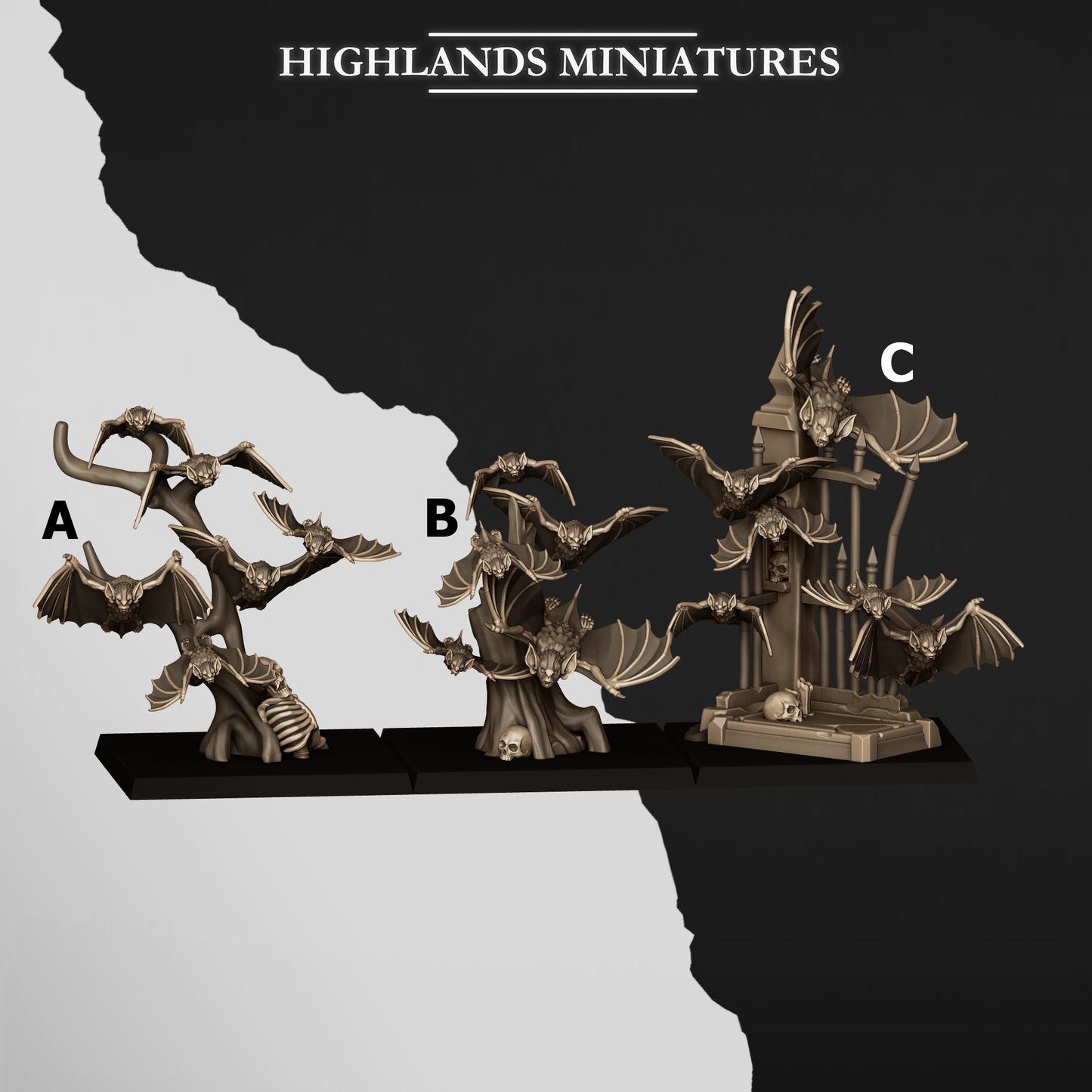 Bat Swarms | Transilvanya - The Fallen Realm | Highlands Miniatures