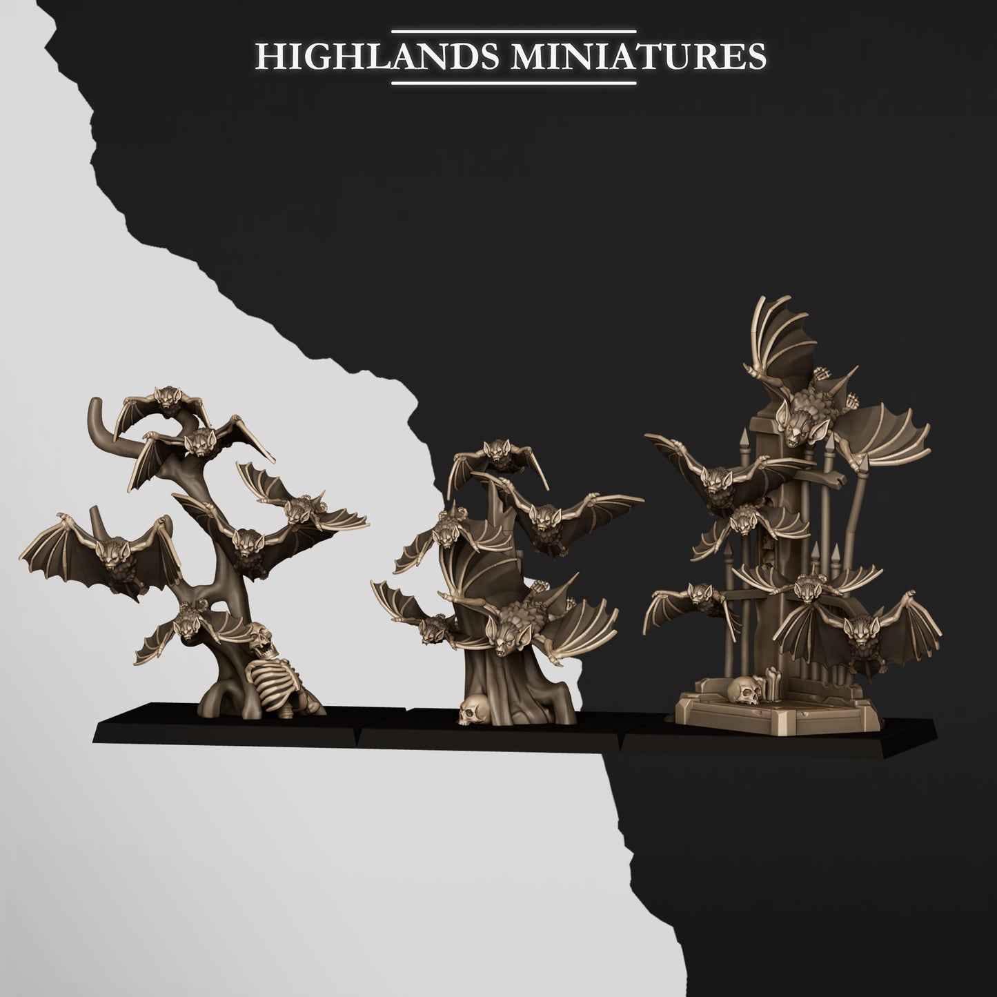 Bat Swarms | Transilvanya - The Fallen Realm | Highlands Miniatures