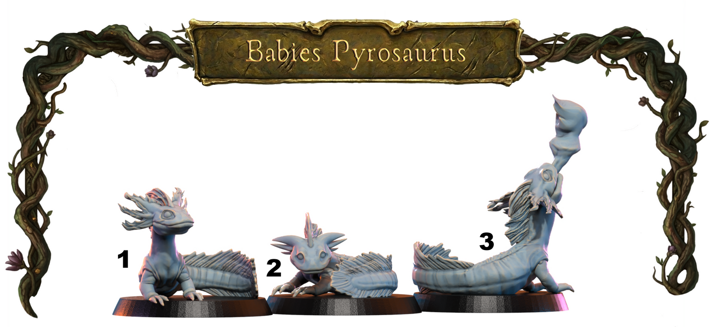 Pyrosaurus Babies
