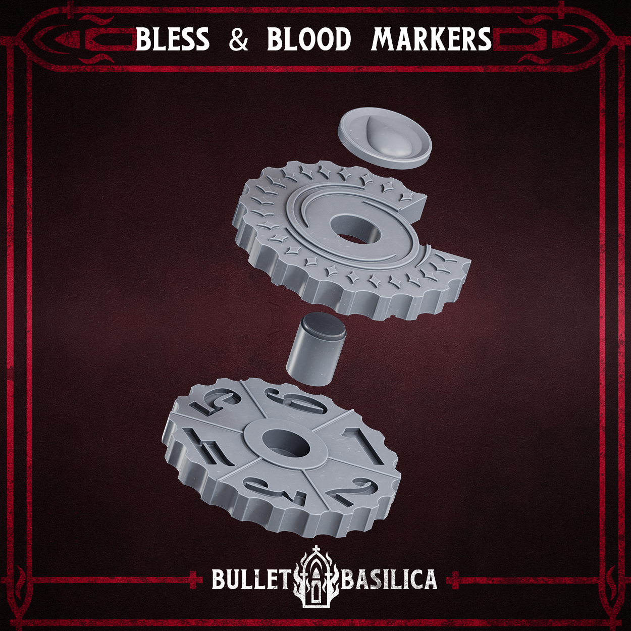 Crimson Hussars Bless and Blood Markers