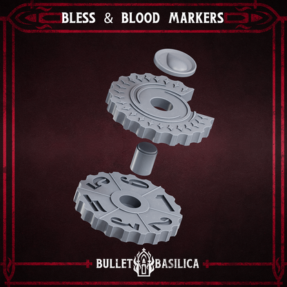Crimson Hussars Bless and Blood Markers