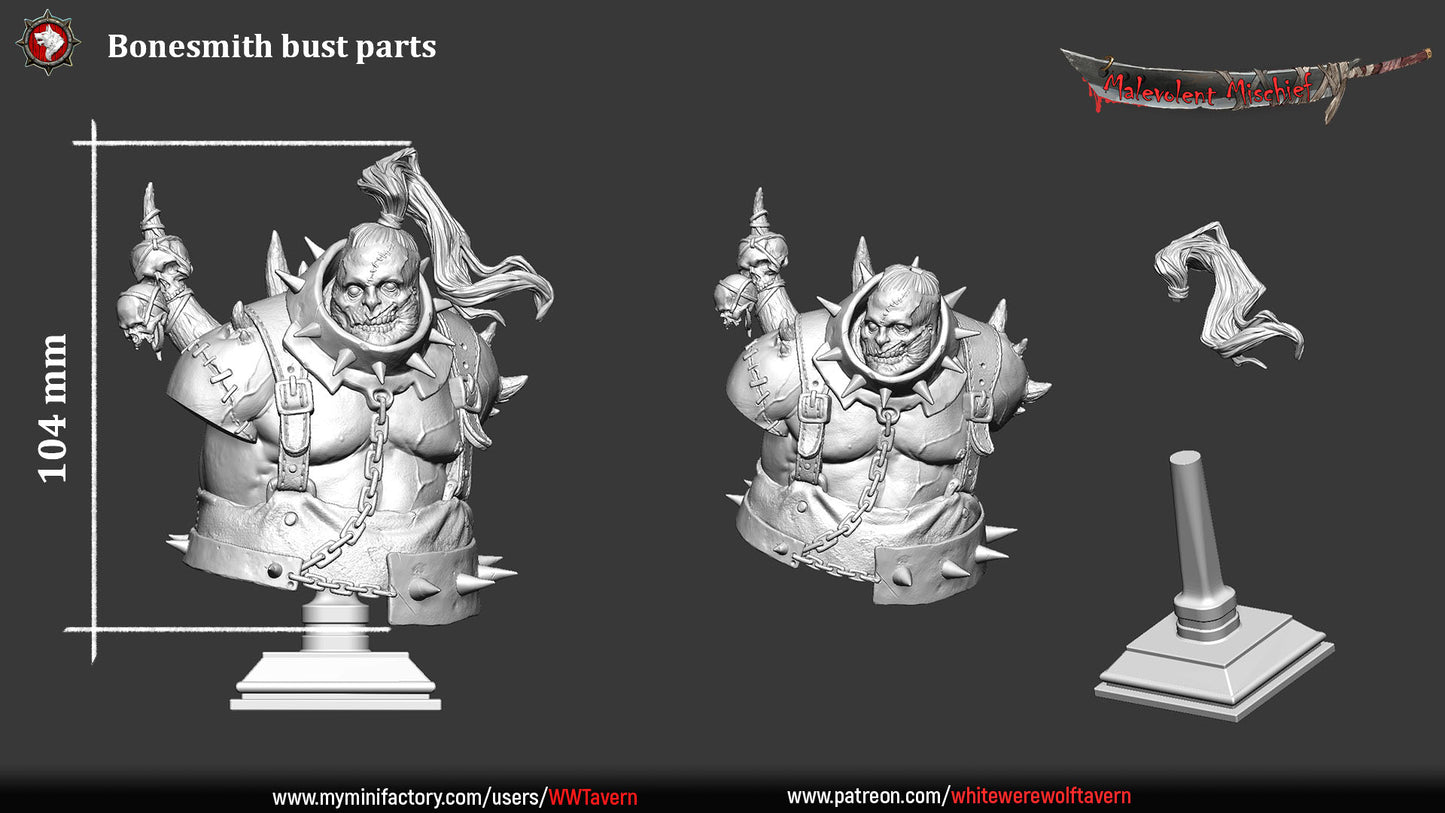 Bonesmith - Bust | Malevolent Mischief | White Werewolf Tavern