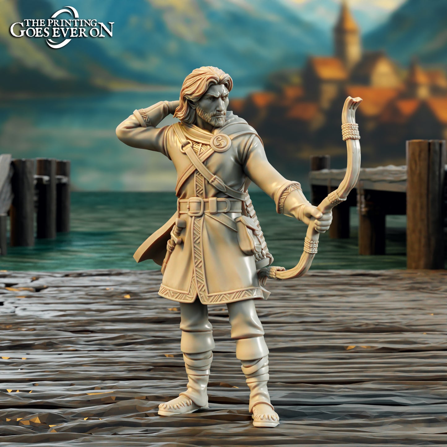 Bard with a Bow | Driftport Town | The Printing Goes Ever On