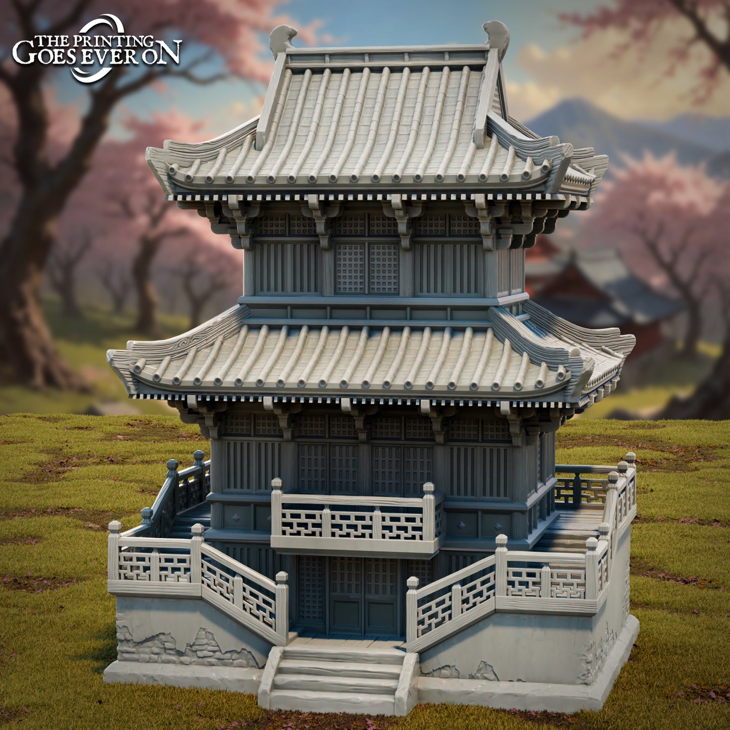 Jade Empire Building A | Tales of the Jade Empire | Building Terrain | The Printing Goes Ever On