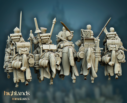 Mounted Questing Knights | Gallia, the Medieval Kingdom | Highlands Miniatures