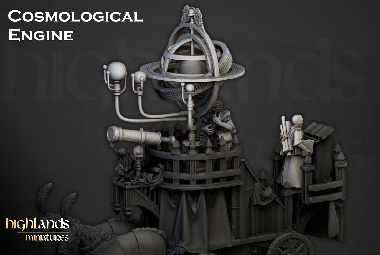 Arcane Cannon / Cosmological Engine | Sunland, Empire of the Sun | Highlands Miniatures