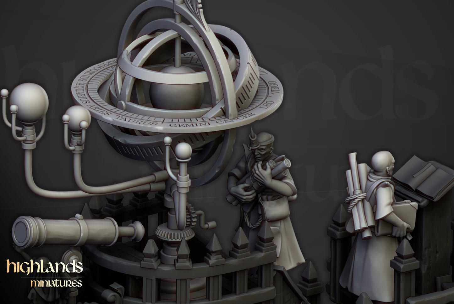 Arcane Cannon / Cosmological Engine | Sunland, Empire of the Sun | Highlands Miniatures