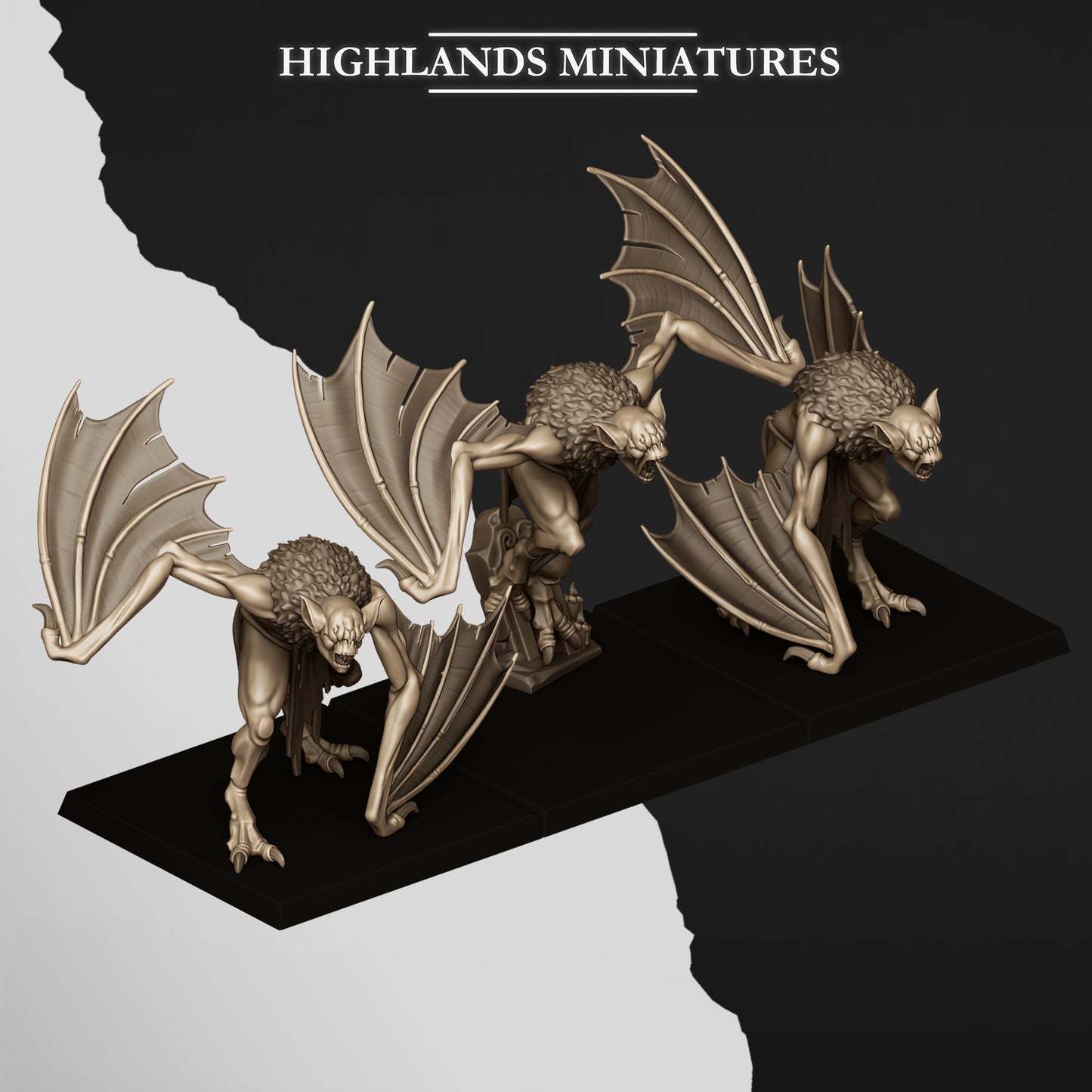 Crypt Bats | Transilvanya - The Fallen Realm | Highlands Miniatures