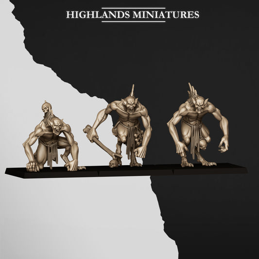Crypt Ghouls | Transilvanya - The Fallen Realm | Highlands Miniatures