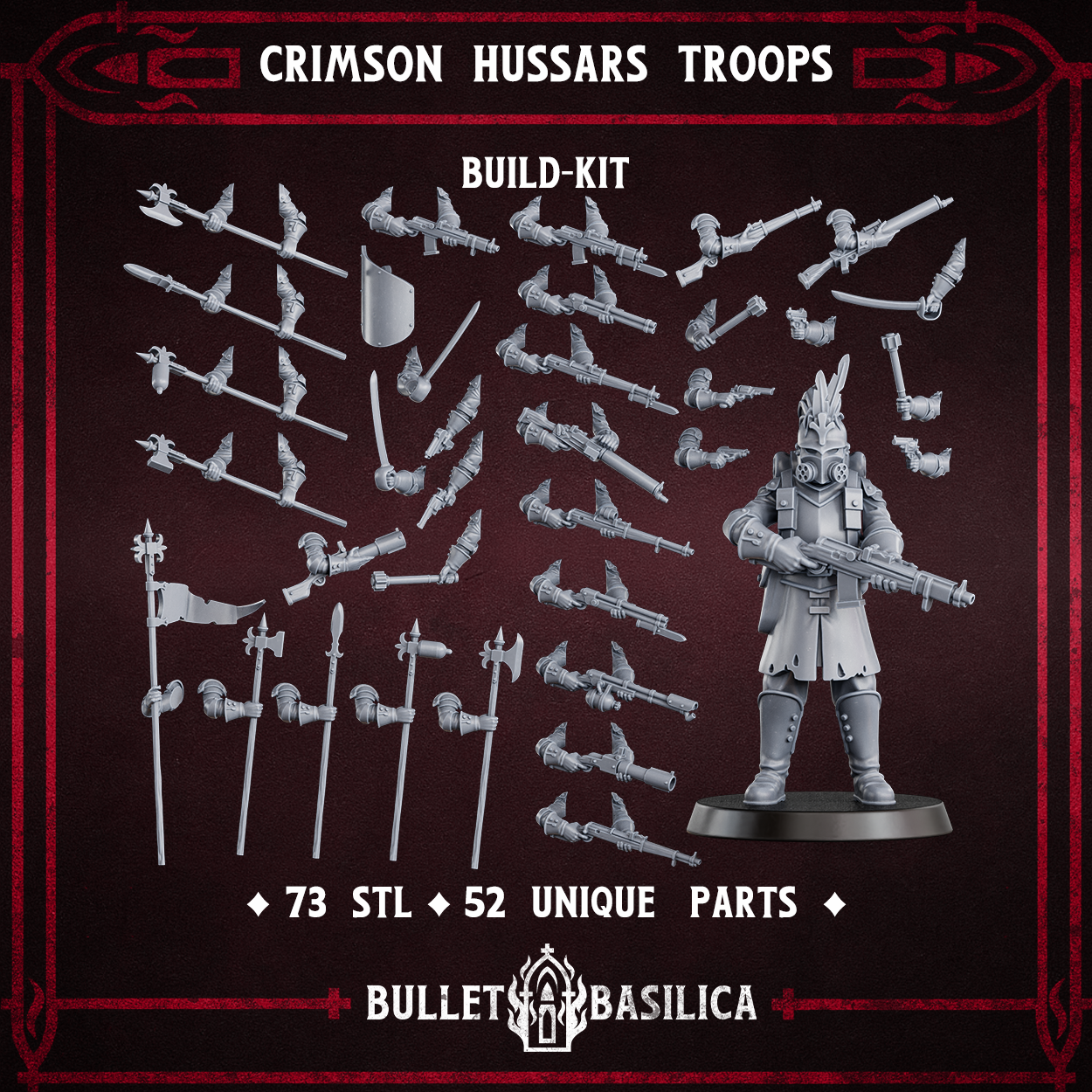 Bits - Crimson Hussars Troops