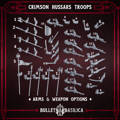 Bits - Crimson Hussars Troops