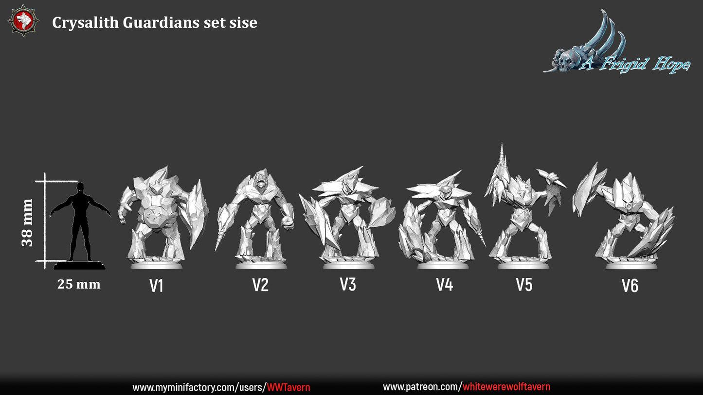 Crysalith Guardians Set | A Frigid Hope | White Werewolf Tavern