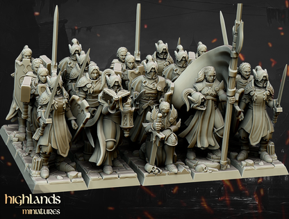 Warriors of the Lady | Gallia, the Medieval Kingdom | Highlands Miniatures