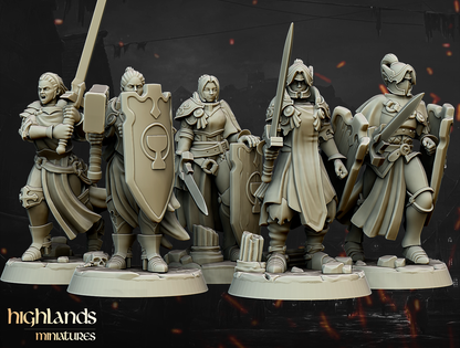 Warriors of the Lady | Gallia, the Medieval Kingdom | Highlands Miniatures