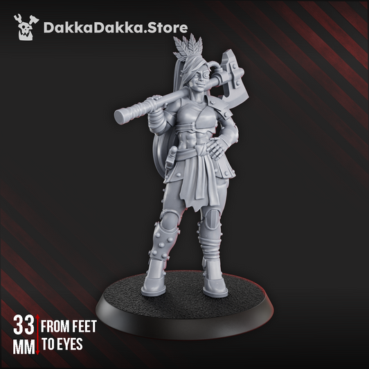 Donna Mortale, Headhunter | Rock Head Gangs | Dakka Dakka