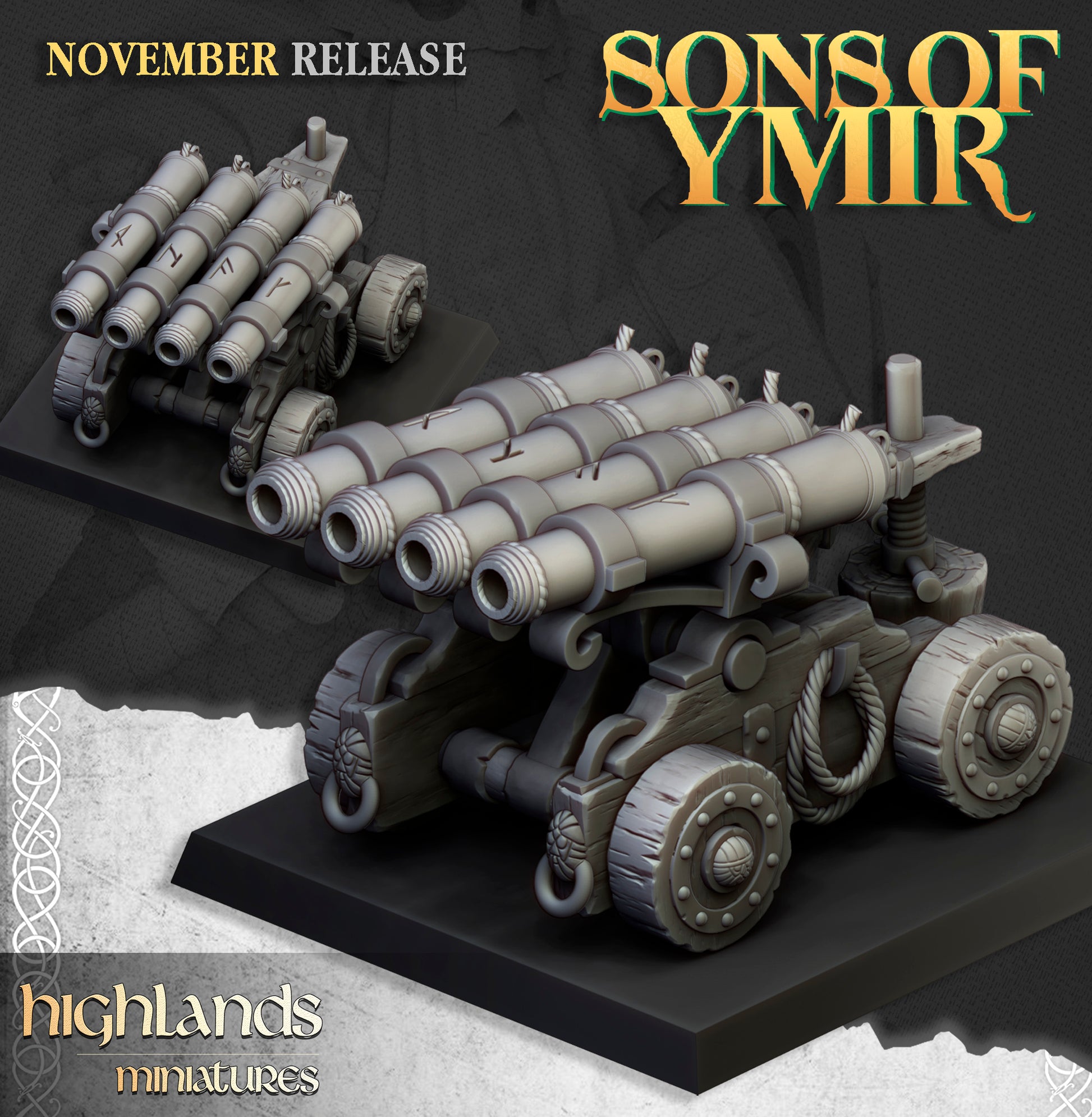 Dwarf organ gun, machine alone
