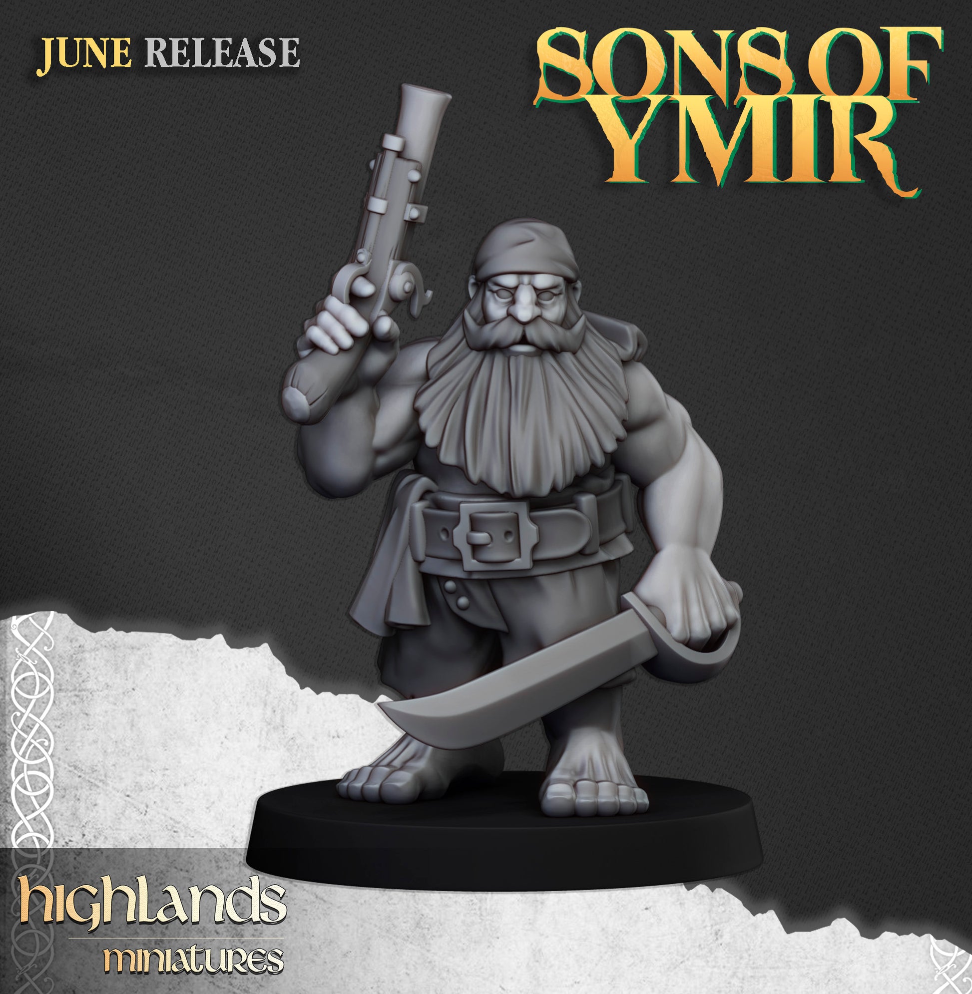 Dwarf Pirate pose 1