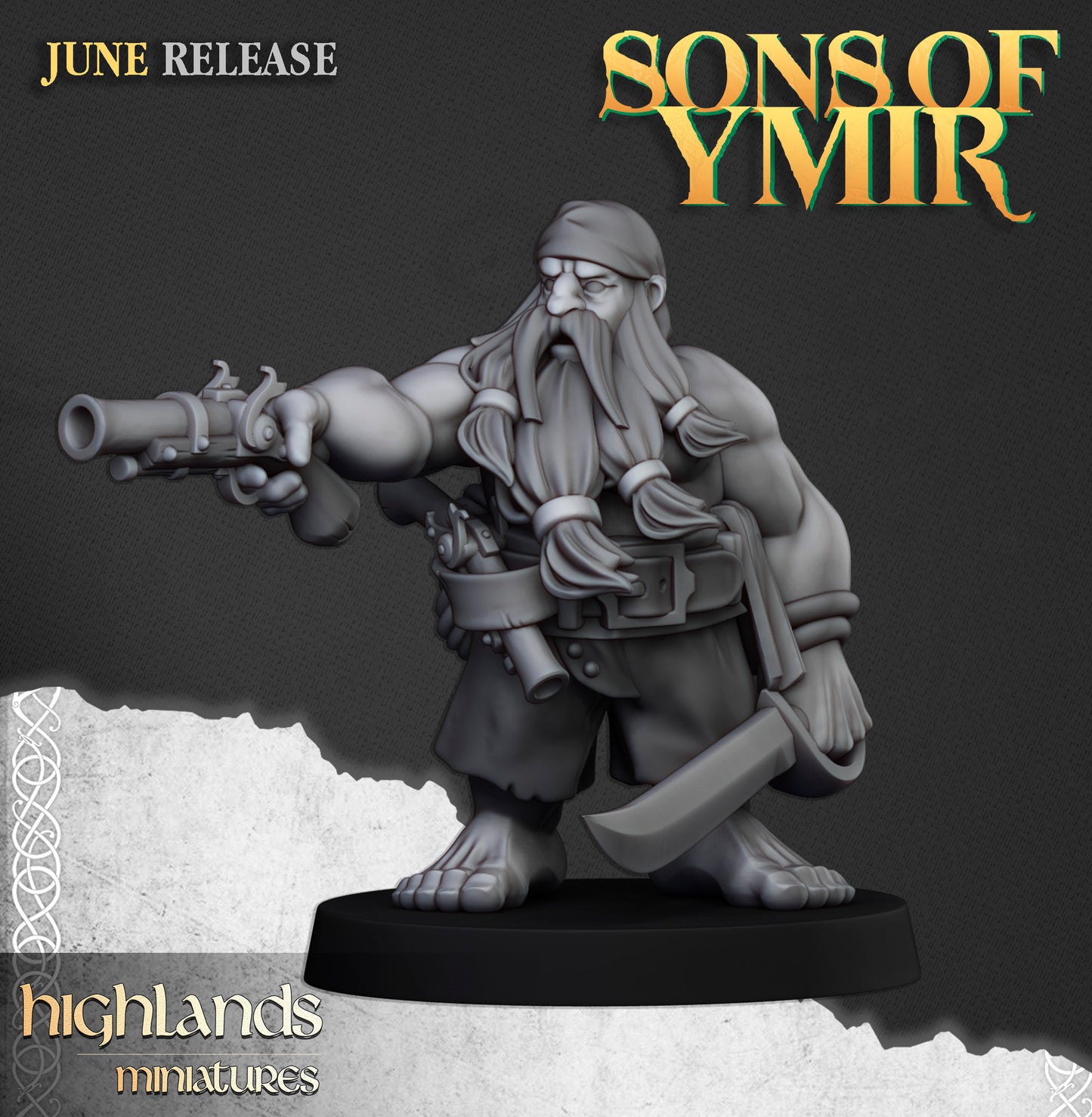 Dwarf Pirate pose 3
