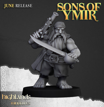 Dwarf Pirate pose 5