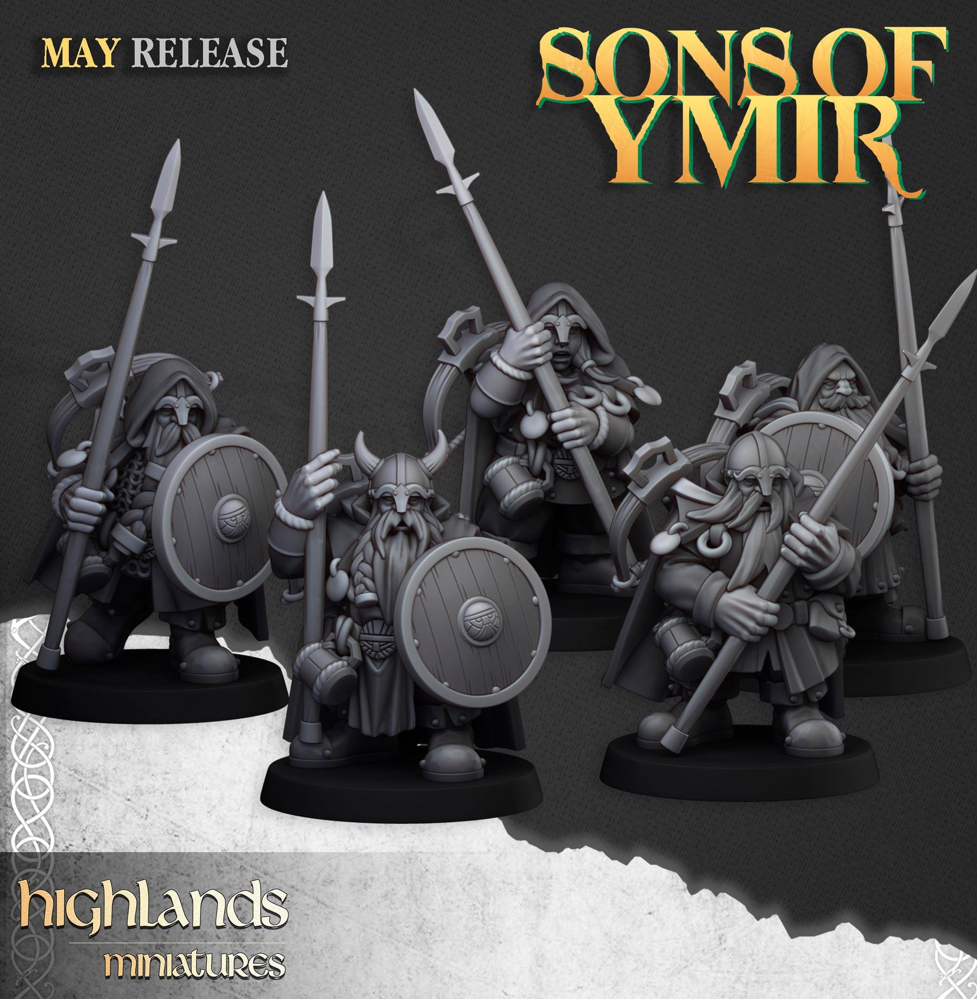 Dwarf spear rangers with shields
